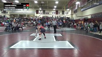 140 lbs Cons. Round 2 - Ella Schares, Sumner-Fredericksburg vs Harper Humpal, New Hampton/Turkey Valley