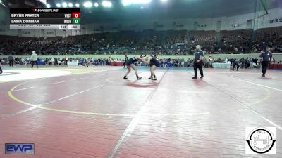 128 lbs Consi Of 32 #2 - Brynn Prater, Westmoore Wresting vs Laina Dorman, Woodward