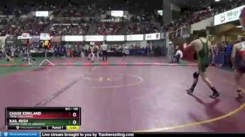 Champ. Round 1 - Chase Kirkland, Three Forks/Ennis vs Kail Irish, Powder River Co. (Broadus)