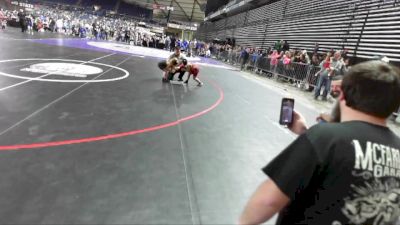 55-60 lbs Round 1 - Vivian Prince, FordDynastyWrestlingClub vs Zion Martinez, Moses Lake Wrestling Club