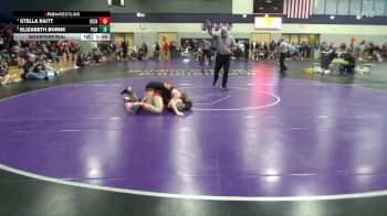 100 lbs Quarterfinal - Stella Raitt, Iowa City High vs Elizabeth Burns, Prairie, Cedar Rapids