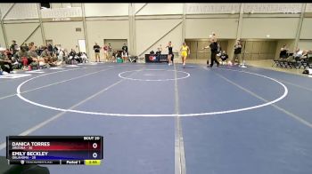 125 lbs Semis & 3rd Wb (16 Team) - Danica Torres, Arizona vs Emily Beckley, Oklahoma