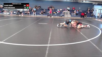 154-169 lbs Quarterfinal - Chaz Erickson, One Wrestling Club vs Chase Jenny, Columbus Wrestling Organizatio