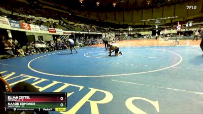 285 lbs Quarters & Wb (16 Team) - Naasir Edmonds, Landstown vs Elijah Zettel, Menchville