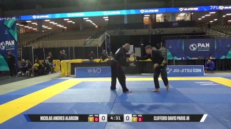 Clifford David Paris Jr vs Nicolas Andres Alarcon 2025 Pan Jiu Jitsu IBJJF Championship