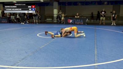 117 lbs Semis - Gavin Olenek, SCN Youth Wrestling Club vs Stone Helmrichs, Immortal Athletics WC