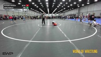56 lbs Rr Rnd 5 - Richard Widman, OK Elite 12U Black vs Ashe Padilla, Powerhouse Elite 12U