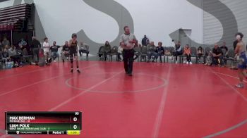 95 lbs Quarterfinals (8 Team) - LIAM POLK, West Shore Wrestling Club vs Max Berman, M2 Blue (NJ)