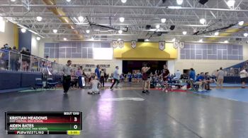 126 lbs Cons. Semi - Aiden Bates, North Pontotoc High School vs Kristian Meadows, East Central High School