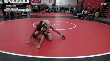 138 lbs Round 5 - Caleb Lightfoot, Dubuque Hempstead vs Eddie Hoopes, Louisa-Muscatine