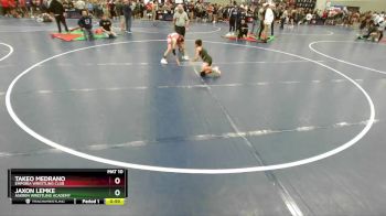 84 lbs Champ. Round 2 - Takeo Medrano, Emporia Wrestling Club vs Jaxon Lemke, Askren Wrestling Academy