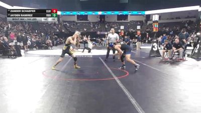 144 lbs Consi Of 8 #1 - Zander Schaefer, Clovis (CS) vs Jayden Ramirez, Frontier (CS)