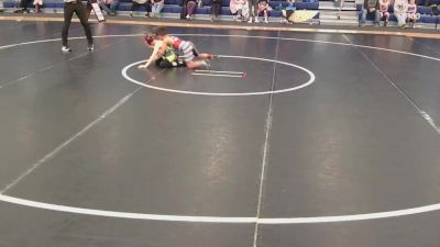 59-65 lbs Champ. Round 1 - Cooper Christensen, Amherst Wrestling Club vs Diego Hernandez, Broken Bow Wrestling Club