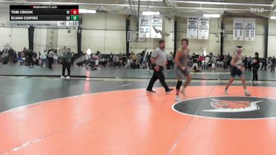 141 lbs Semifinal - Tom Crook, Virginia Tech vs Elijah Cortez, Spartan Combat RTC