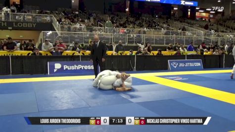 Nicklas Christopher Vinso Hartma vs Louis Jurden Theodoridis 2025 Pan Jiu Jitsu IBJJF Championship