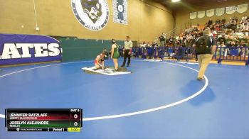 135 lbs Cons. Round 4 - Jennifer Ratzlaff, Liberty (Bakersfield) vs Joselyn Alejandre, Reedley