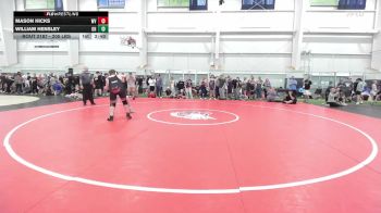 205 lbs Consi Of 4 - Mason Hicks, WV vs William Hensley, OH