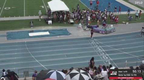 2026 AAU Junior Olympic Games - Youth Girls' 4x100m Relay, Semi-Finals 2 - Age 14