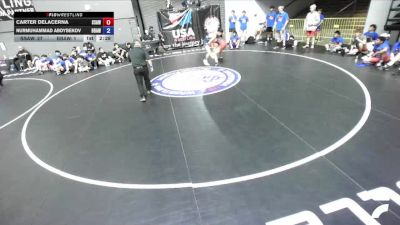 144 lbs Carter Delacerna, SAWA - Sacramento Area Wrestling Association vs Nurmuhammad Abdybekov, BAWA-Bay Area Wrestling Association