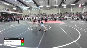 133 lbs Rr Rnd 4 - Brett Benavides, Individual vs Christopher Edwards, Badlands WC