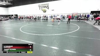 120 lbs Cons. Round 3 - JJ Mavroff, Winneconne vs Thane Glewen, Laconia