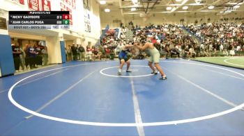 Boys 285 lbs Semifinal - Juan Carlos Puga, Gilroy Boys vs Ricky Gaoteote, Saint Francis Boys