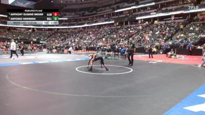 113-3A Quarterfinal - Antonio Herrera, Mullen vs Anthony Eugene Meder, Alamosa