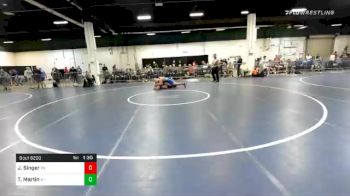 180 lbs Quarterfinal - Jason Singer, PA vs Tyson Martin, WI