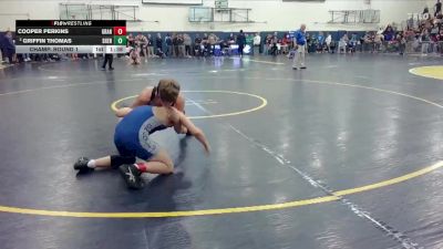 132 lbs Champ. Round 1 - Cooper Perkins, Grant vs Griffin Thomas, Sherwood