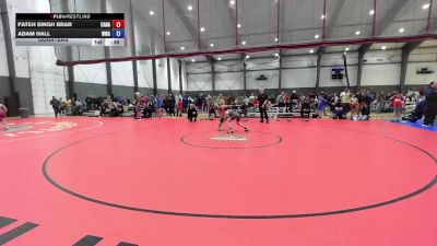 U12 FK - 86 lbs Quarters - Fateh Singh Brar, Canada vs Adam Hall, Whatcom Wrestling Academy