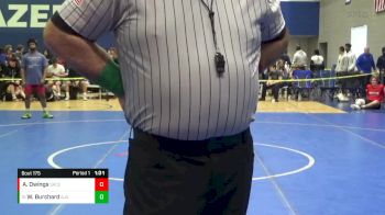 132 lbs Round 3 - Will Burchard, St James Academy vs Abram Owings, Salina Central