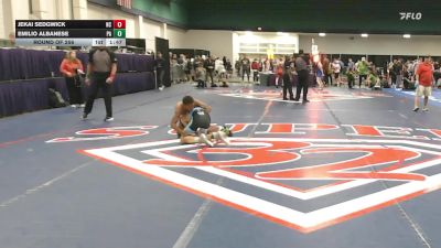 126 lbs Round Of 256 - Jekai Sedgwick, NC vs Emilio Albanese, PA