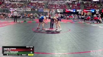 G - 152 lbs Quarterfinal - Mattie Stepan, Butte (Girls) vs Haven Ferguson, Billings Skyview (Girls)