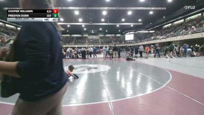 98 lbs Final - Cooper Williams, Bloomsburg vs Preston Dorn, South Park