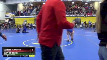 130 lbs Champ. Round 2 - Lucy Scheibeck, OLENTANGY ORANGE vs Jocelyn Schaeffer, GIBSONBURG