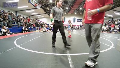 61 lbs Round Of 16 - Hudson Hood, Collinsville Cardinal Youth Wrestling vs Cain Howeth, Barnsdall Youth Wrestling