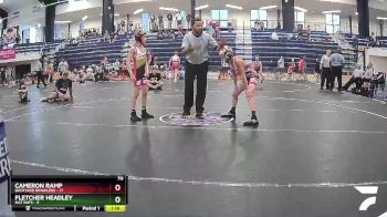 70 lbs Round 5 (6 Team) - Cameron Ramp, Backyard Brawlers vs Fletcher Headley, Mat Rats