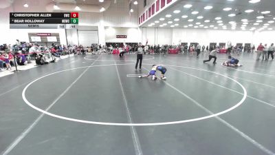 59 lbs Semis - Christopher Allen, Oconomowoc Wrestling Club vs Bear Holloway, Mat Demon Wrestling Club