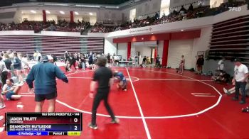 144 lbs Cons. Round 2 - Jaxon Truitt, Oklahoma vs Deamonte Rutledge, Enid Youth Wrestling Club
