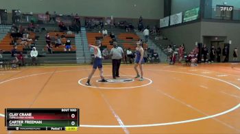 146 lbs Round 2 - Clay Crane, Tupelo High School vs Carter Freeman, Randolph