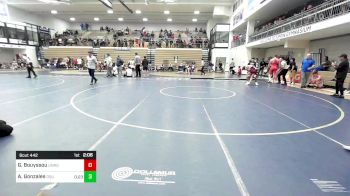 141 lbs 5th Place - Gabriel Bouyssou, Unrostered- Spartan Combat RTC vs Andre Gonzales, Ohio State