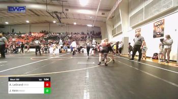 90 lbs Semifinal - Abigail LeGrand, Sperry Wrestling Club vs Jace Keim, Wagoner Takedown Club