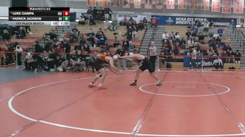 184 lbs 1st Place Match - Patrick Jackson, Gannon vs Luke Ciampa, East Stroudsburg