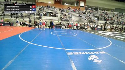 U20 Women - 68 lbs Semis - Jordyn Fouse, PA vs Belicia Manuel, MI