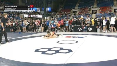 115 lbs Cons. Sub-rd Of 32 - Selena Batres, Connecticut vs Elise Millsap, Utah
