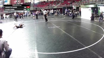 53 lbs Cons. Round 3 - Ryker Vorel, Gretna Youth Wrestling Club vs Kingstyn Rakes, Team Agoge Wrestling Inc