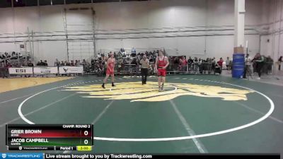 145 lbs Champ. Round 2 - Jacob Campbell, Nampa vs Grier Brown, Boise
