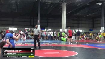138 lbs Semis & 1st Wb (8 Team) - Malik Peralta, GREAT NECK WRESTLING CLUB vs Cameron Crawford, REAL LIFE WRESTLING CLUB