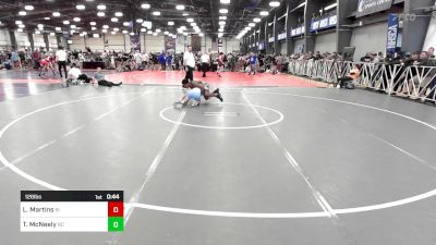 126 lbs Consi Of 64 #2 - Logan Martins, RI vs Tremayne McNeely, NC