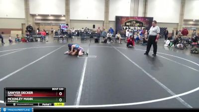 84 lbs Semifinal - Sawyer Decker, Well Trained vs McKinley Mann, Guerrilla